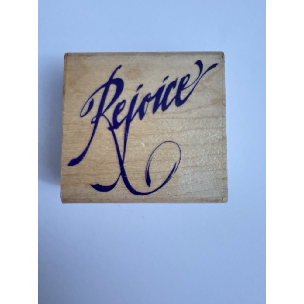 Rubber‎ Stampede Rejoice Posh Impressions Rubber Stamp Religious
